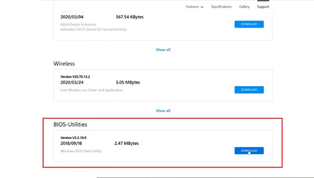 دانلود Bios utilities